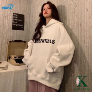  Áo hoodie oversize nữ 