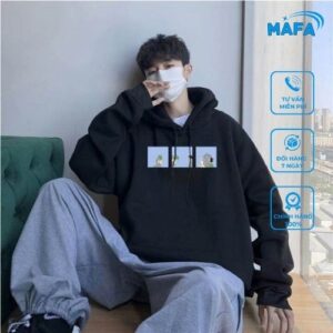 cách phối đồ với áo hoodie nam phong cách hàn quốc 