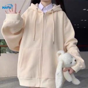 Áo hoodie oversize nữ