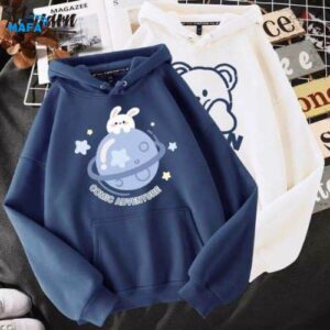 áo hoodie oversize nữ giá rẻ màu xanh